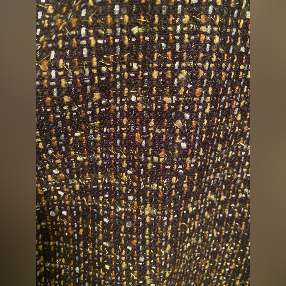 Chaus brown tweed & gold skirt - Picture 3 of 6